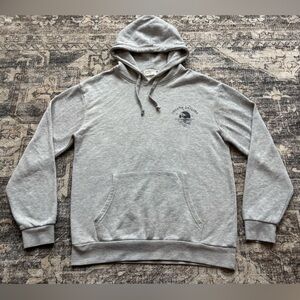 Retrofit Brand Mfg. Heather Gray Grim Reaper “Smooth Sailing” Hoodie Size‎ Small